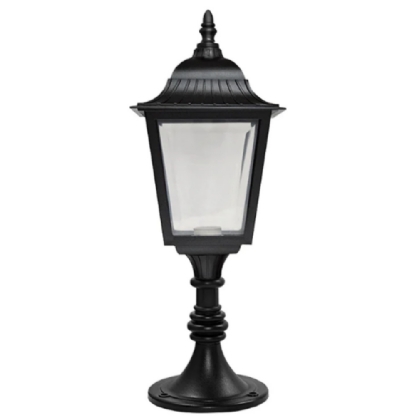 BALIZADOR PARA 1 LAMPADA E27/A60 55CM PRETO ALUMINIO CAPRI - LUSTRES IDEAL