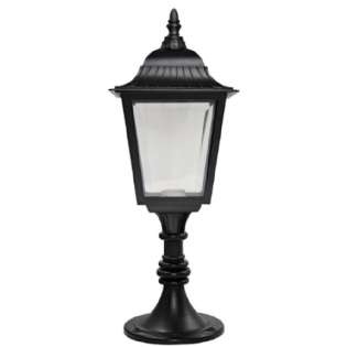 BALIZADOR PARA 1 LAMPADA E27/A60 55CM PRETO ALUMINIO CAPRI - LUSTRES IDEAL