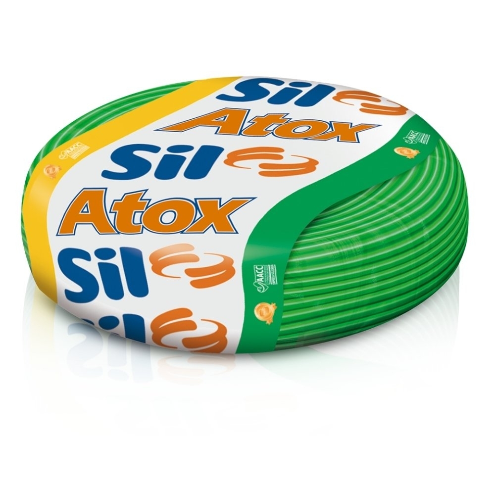 Cabo Atox 6mm 750v Rolo 100 Metros Verde - Sil