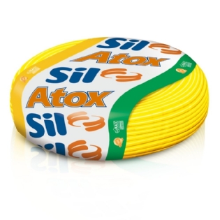 Cabo Atox 4mm Amarelo 750V Rolo 100 Metros - Sil