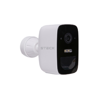 CAMERA DE SEGUNRACA EXTERNA FIXA WI-FI COM BATERIA IP65 AMBIENTE CONECTADO - STECK