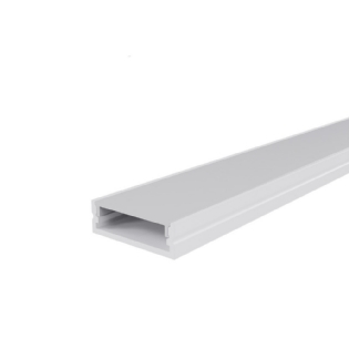 PERFIL SOBREPOR NANO 25MM BRANCO LIGHT 1 METRO - LUMINATTI