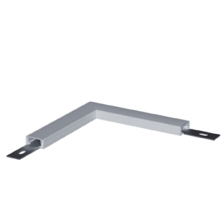 CONECTOR PERFIL SOBREPOR 12MM NANO BRANCO DIFUSOR BRANCO PAREDE/PAREDE - LUMINATTI