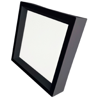 PAINEL LED SOBREPOR 24W BIVOLT 3000/6500K 1900LM QUADRADO PRETO RECUADO - GAYA