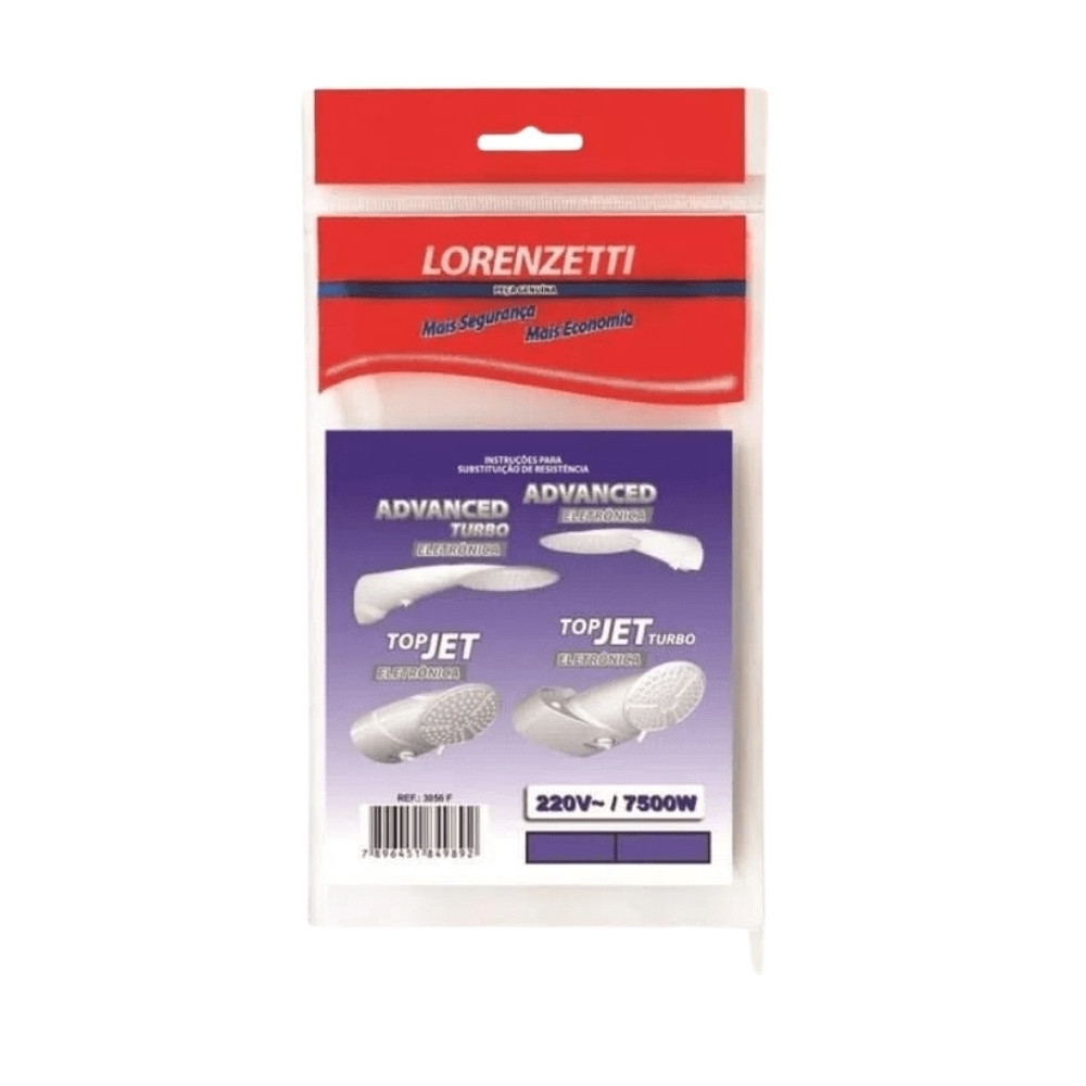 Resistencia P/ Ducha Advanced Eletronico 220V 7500W - Lorenzetti