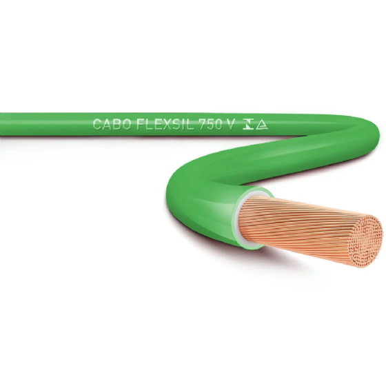 Cabo Flexivel 150mm Verde 750V 7 Metros Metragem Unica - Sil