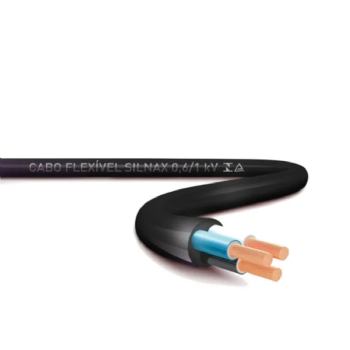 Cabo Flexivel HEPR 3x35mm Preto 1KV 8 Metros Metragem Continua - Sil
