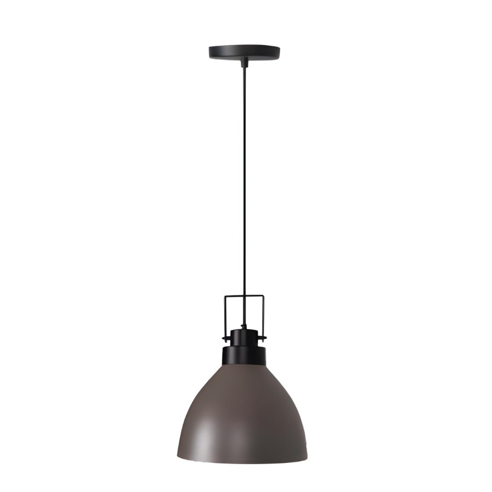 PENDENTE OVIEDO PARA 1 LAMPADA E27 100W CRISTAL PRETO - KIN LIGHT