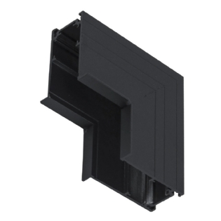 CONECTOR L MAG PAREDE EMBUTIR PRETO COM ABA - GAYA