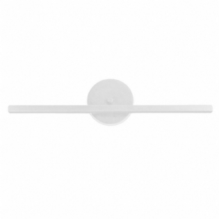 ARANDELA LED CLARA 10W BIVOLT LUZ AMARELA 3000K 600LM BRANCO 50CM - BLUMENAU