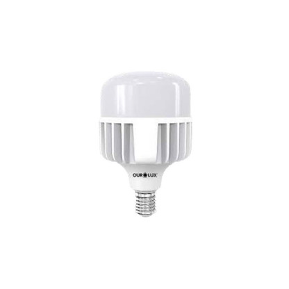 LAMPADA LED ALTA POTENCIA T E27 80W BIVOLT LUZ BRANCA 6500K - OUROLUX