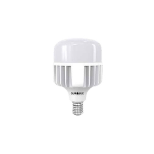 LAMPADA LED ALTA POTENCIA T E40 80W BIVOLT LUZ BRANCA 6500K - OUROLUX
