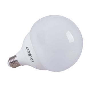 Lampada Led Globo 12w Bivolt Luz Amarela - Ourolux