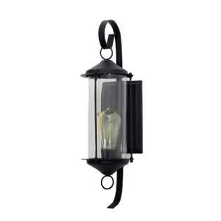 ARANDELA VINTAGE PARA 1 LAMPADA E27 PRETO MICRO - IDEAL LUSTRES