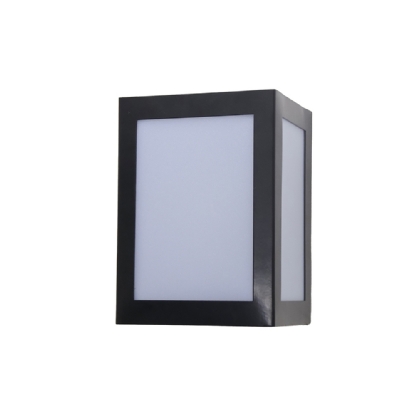 ARANDELA ALUMINIO QUADRADO MEDIA 5 FACHOS PARA 1 LAMPADA E27 PRETO MICRO - IDEAL LUSTRES