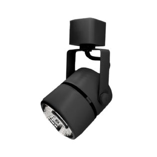 SPOT PARA TRILHO FENDA PARA 1 LAMPADA AR70 PRETO FERRO - PIX ILUMINACAO