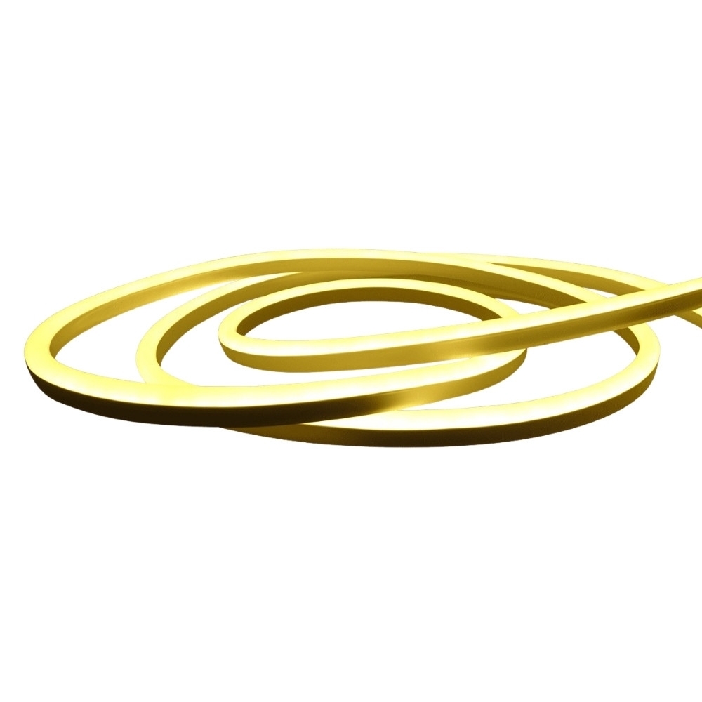 FITA LED NEON 9W/M 24V LUZ AMARELA 3000K ROLO COM 50 METROS - PIX