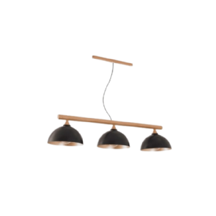 LUSTRE VIENA TRILHO PARA 3 LAMPADAS E27 - MADELUSTRE