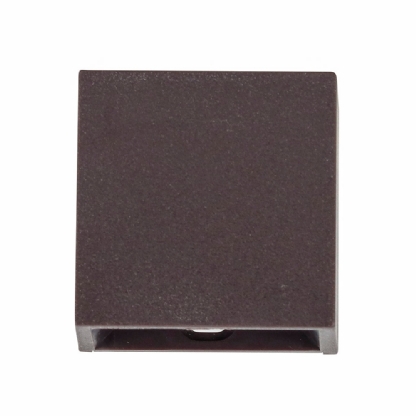 ARANDELA MINI LED 2W BIV 3000K IP65 MARROM 2 FACHO - GAYA