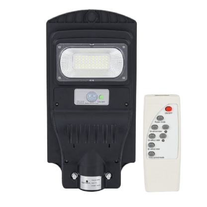 LUMINARIA LED PUBLICA SOLAR 100W LUZ BRANCA 6000K BIVOLT 2400LM IP65 - GAYA