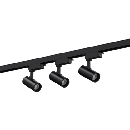 KIT SPOT LED TRILHO SOBREPOR 3X10W BIVOLT LUZ BRANCA 6500K 2100LM PRETO - BLUMENAU