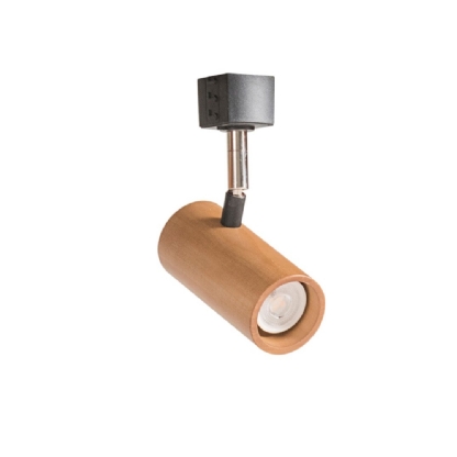 SPOT POINT PARA 1LAMPADA MR11 PARA TRILHO MADEIRA - MADELUSTRE