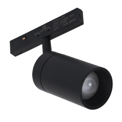 SPOT LED MINI MAGNETICA 5W 24V LUZ AMAREL 2700K 300LM DIRECIONAVEL - GAYA