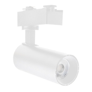 SPOT LED PARA TRILHO 10W BIVOLT LUZ AMARELA 3000K 700LM BRANCO - BLUMENAU