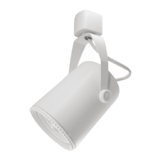 SPOT PARA TRILHO CLASSIC PARA 1 LAMPADA PAR30 BRANCO FERRO - PIX ILUMINACAO