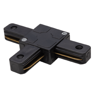 CONECTOR PARA TRILHO TIPO T PRETO - PIX ILUMINACAO