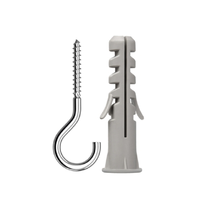 GANCHO COM BUCHA NYLON 10MM ABA COM 04 PECAS - SFORPLAST