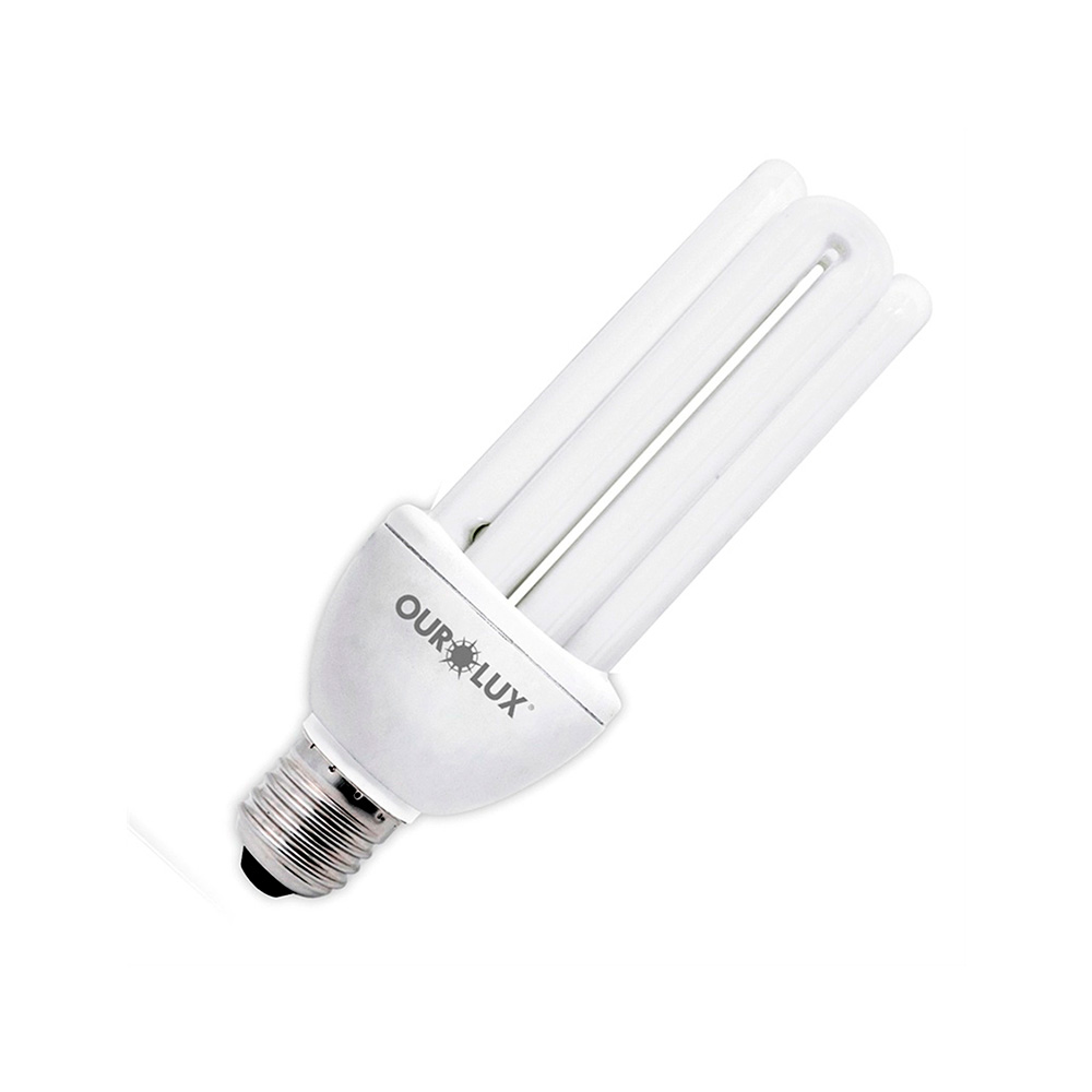 Lampada Eletronica 4U 30W 220V Luz Amarela - Ourolux
