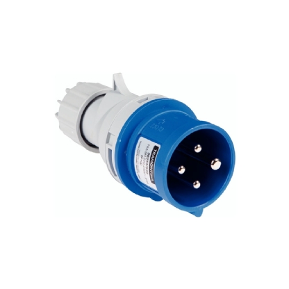 PLUGUE MOVEL INDUSTRIAL 3 POLOS + TERRA 16A 220/240V 6H AZUL - TRAMONTINA