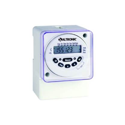 PROGRAMADOR HORARIO 32P BIVOLT 08A/250VCA - ALTRONIC