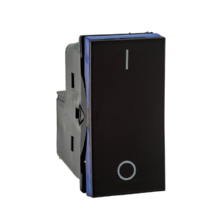 MODULO INTERRUPTOR BIPOLAR SIMPLES 10A 250V PRETO - PIAL PLUS+