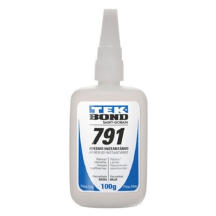 ADESIVO INSTANTANEO 791 100G BICO ANTI-ENTUP COM 10 UNIDADES - TEKBOND
