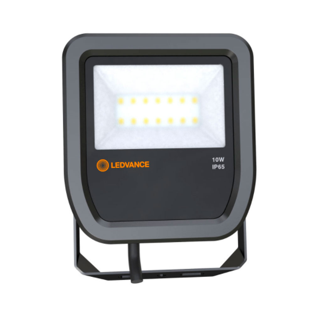 PROJETOR LED 10W BIVOLT 3000K 1100LM PRETO IP65 - LEDVANCE