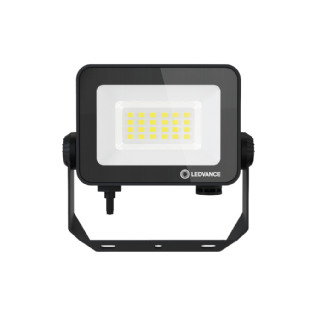 PROJETOR LED 20W BIVOLT LUZ AMARELA 3000K 1700LM COMPACT PRETO IP65 - LEDVANCE