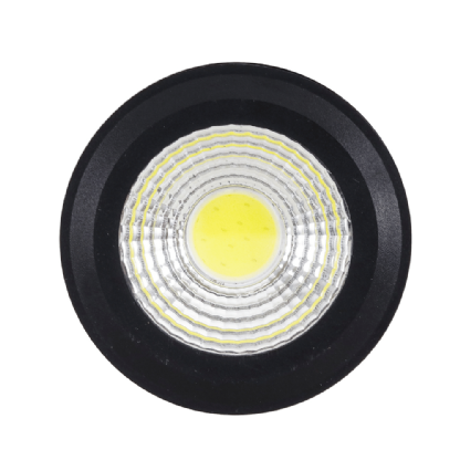 SPOT LED REFLEX SOBREPOR 5W BIVOLT LUZ AMARELA 3000K 350LM PRETO - GAYA