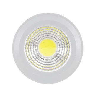 SPOT LED REFLEX SOBREPOR 5W BIVOLT LUZ AMARELA 3000K 350LM BRANCO - GAYA
