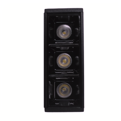 SPOT FOCO SOBREPOR 6W BIVOLT LUZ AMARELA 2700K 480LM 24G PRETO - GAYA