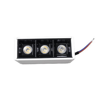 SPOT FOCO SOBREPOR 6W BIVOLT LUZ AMARELA 2700K 480LM 24G BRANCO E PRETO - GAYA