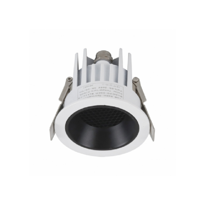 SPOT LED TUTTI EMBUTIR 7W BIVOLT LUZ AMARELA 2700K 840LM 15/25G BRANCO E PRETO - GAYA