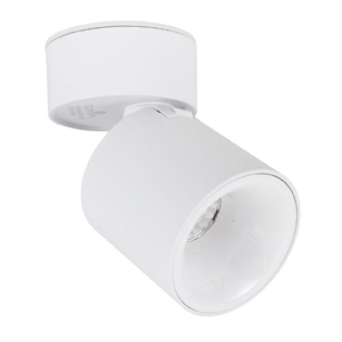 SPOT LED COMFORT SOBREPOR 12W BIVOLT LUZ AMARELA 3000K 1080LM BRANCO DIRECIONAVEL - GAYA