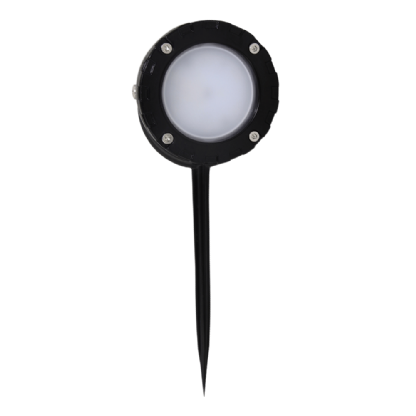ESPETO LED GARDEN 8W BIVOLT LUZ AMARELA 3000K 1000LM 90 GRAUS PRETO - ILUCTRON