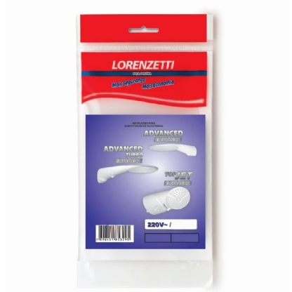 Resistencia Para Chuveiros Top Jet, Advanced Turbo, Advanced 6400w 220v - Lorenzetti