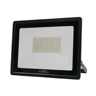 PROJETOR LED SLIM TECH 100W BIVOLT LUZ AMARELA 3000K 8000LM IP65 - BLUMENAU