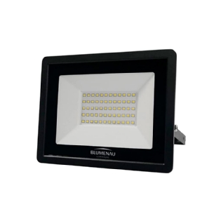 PROJETOR LED SLIM TECH 50W BIVOLT LUZ BRANCA 6500K 4000LM IP65 PRETO - BLUMENAU