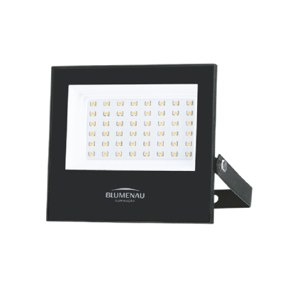 PROJETOR LED PLAY 50W BIVOLT LUZ AMARELA 3000K 3900LM IP66 - BLUMENAU