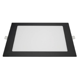 PAINEL LED EMBUTIR 18W BIVOLT 3000K QUADRADO 21,8CM 1350LM PRETO - BLUMENAU